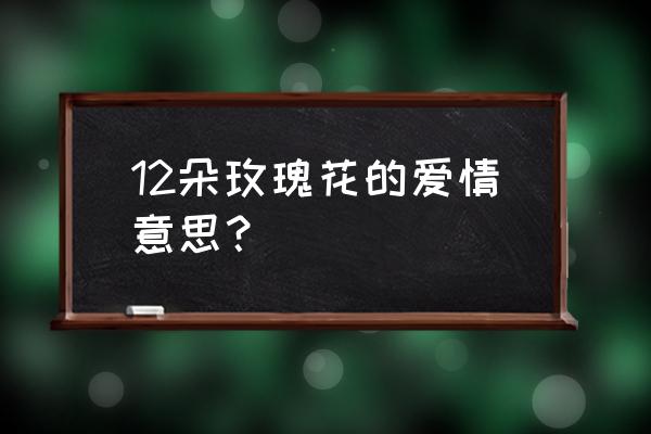 送12朵白玫瑰代表什么 12朵玫瑰花的爱情意思？